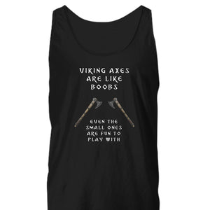 Viking Axes Black Tank Top-Viking Tank Top-Norse Spirit