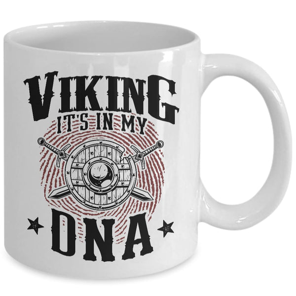 Viking It’s In My DNA White Mug - Norse Spirit