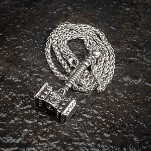 Viking Mjolnir or Thor's Hammer Necklace-Viking Jewelry-Norse Spirit