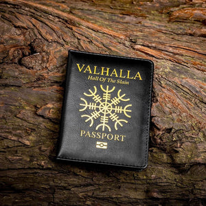 Viking Valhalla Passport Cover-Viking Collectables-Norse Spirit