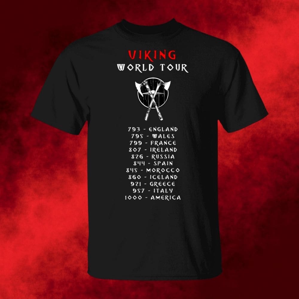 Viking World Tour Black T-Shirt